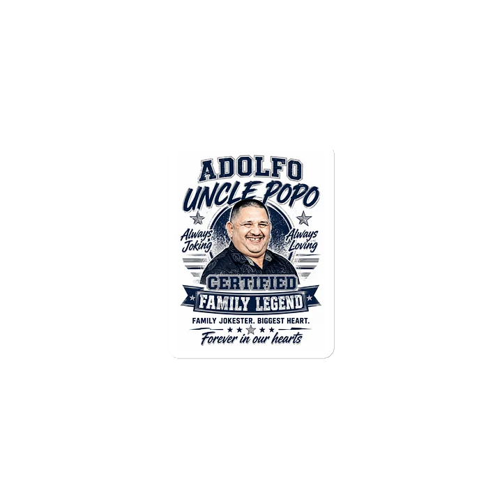 Adolfo “Uncle Popo” Memorial Magnet product image (1)