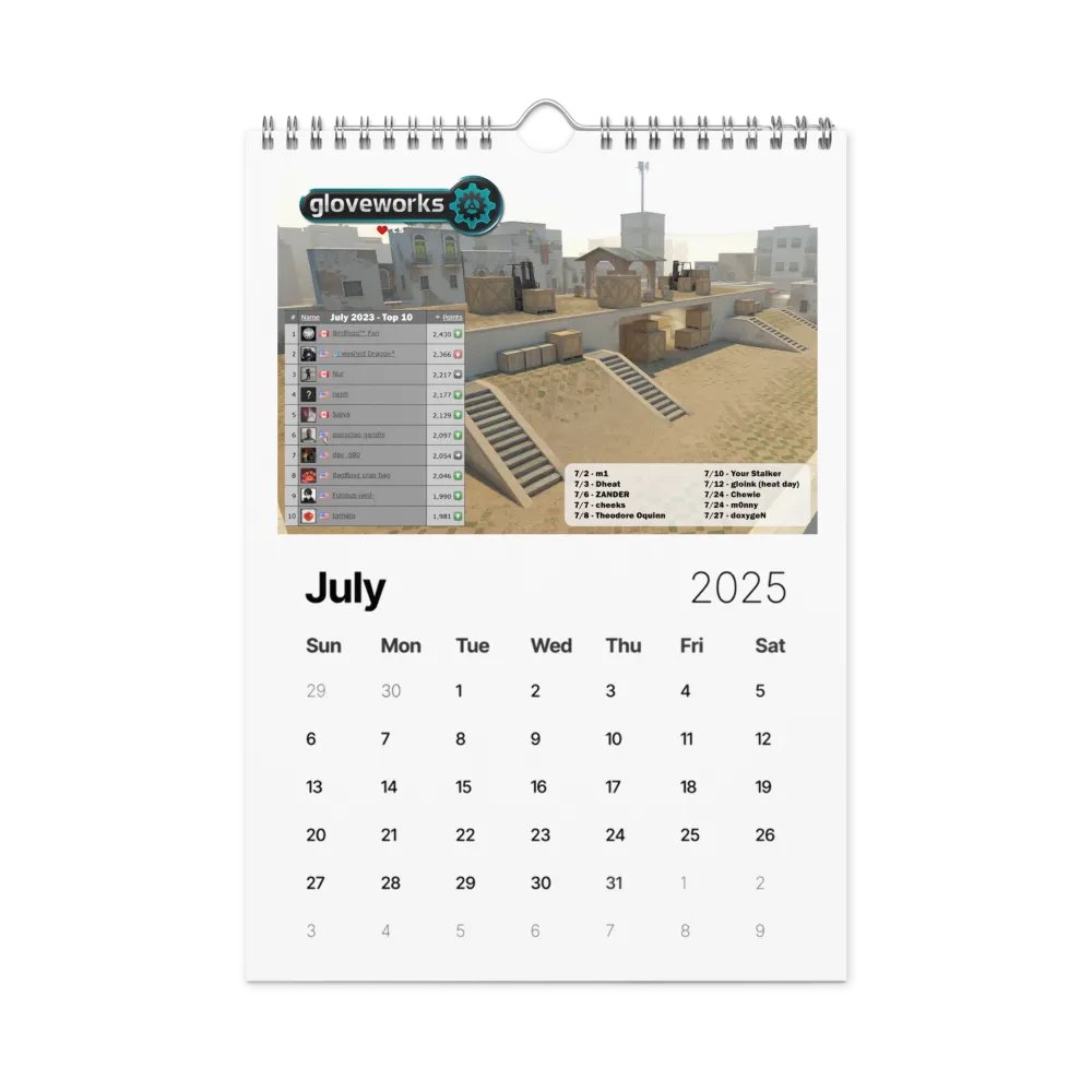 gloveworks calendar 2025 product image (7)