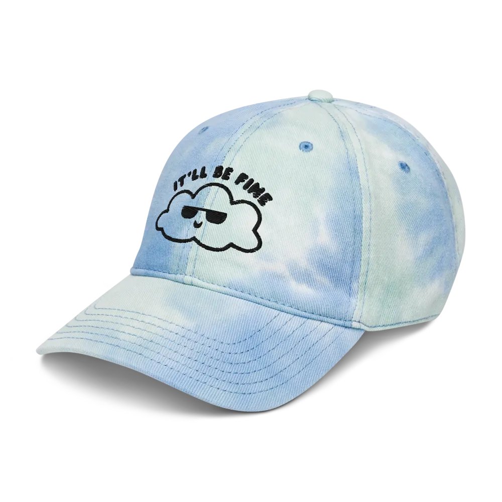 It'll Be Fine Tie Dye Hat (embroidered) product image (8)
