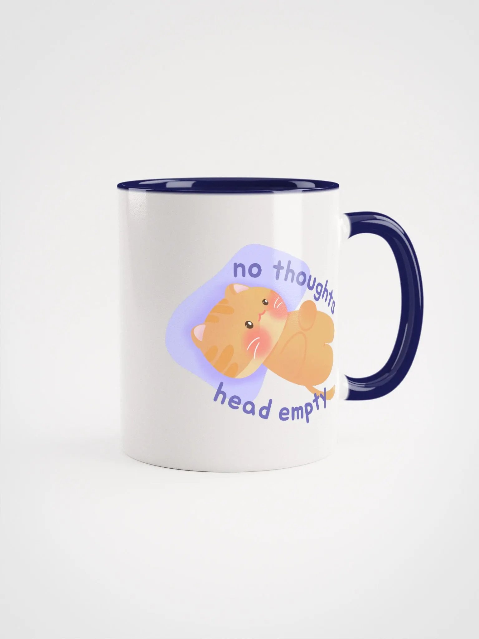 No thoughts, Head Empty Ceramic Cup product image (2)