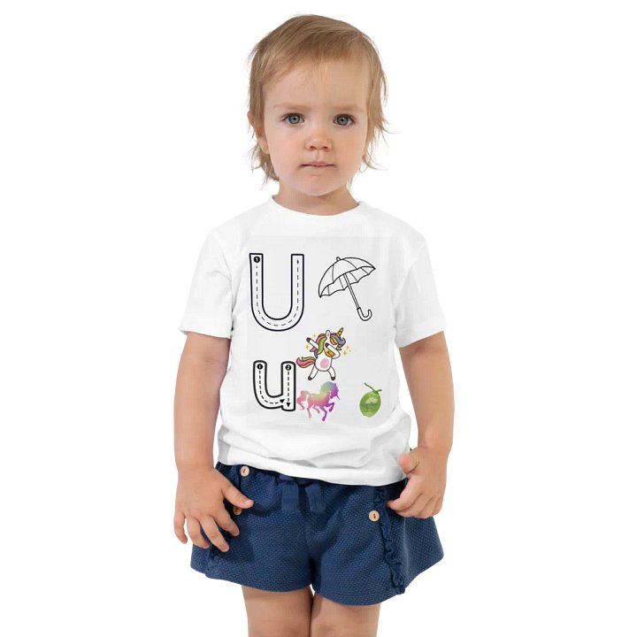 JoBeth Design White ☔ Uu Toddler T-Shirt👚 product image (1)