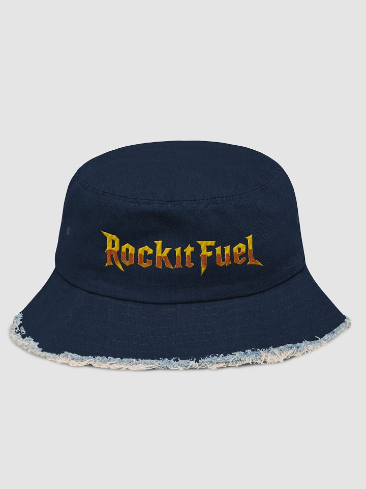 Rock-It-Fuel Capstone Distressed Denim Bucket Hat product image (2)