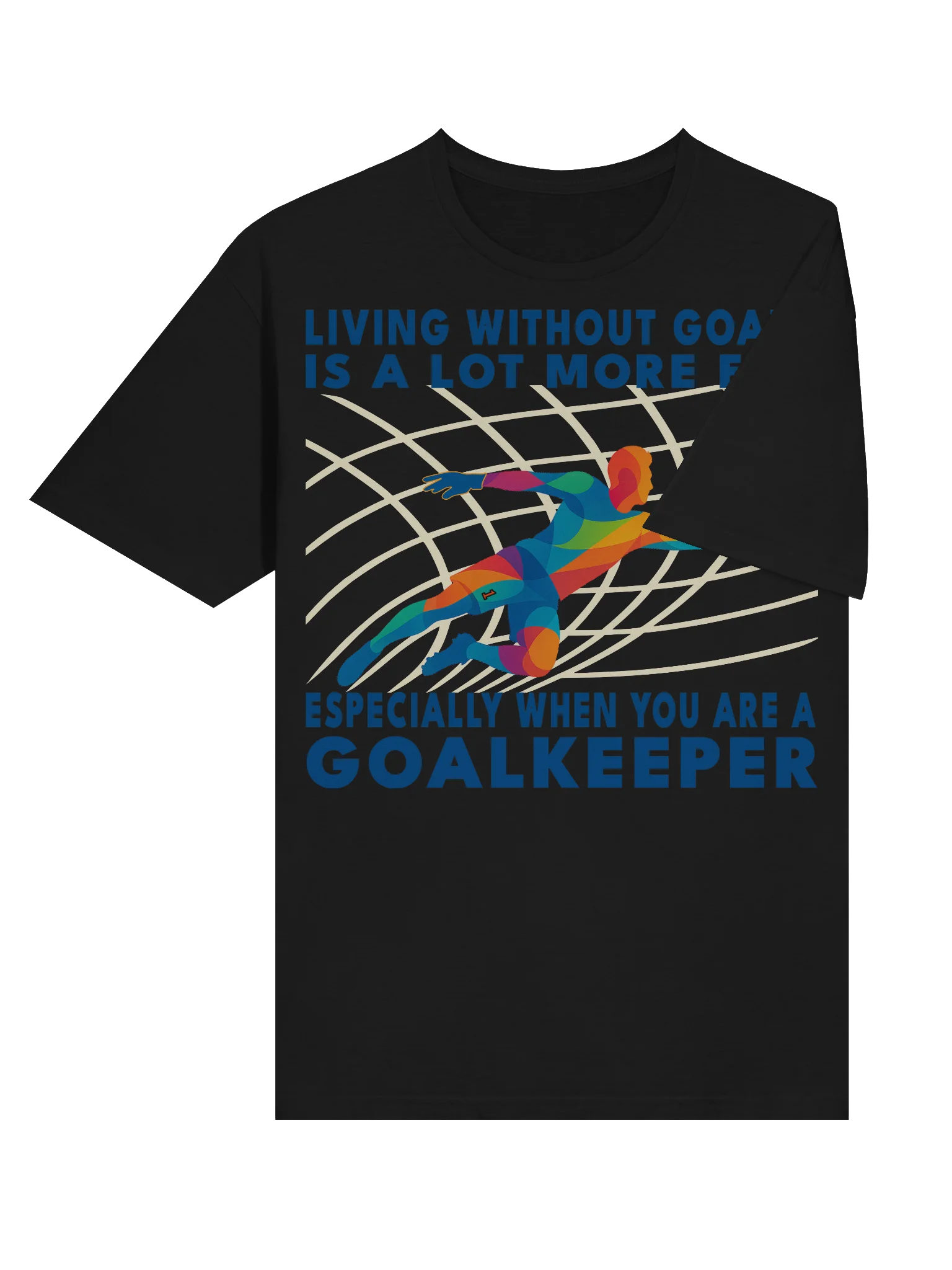 Living Without Goals — Geometric Goalkeeper Tee product image (6)
