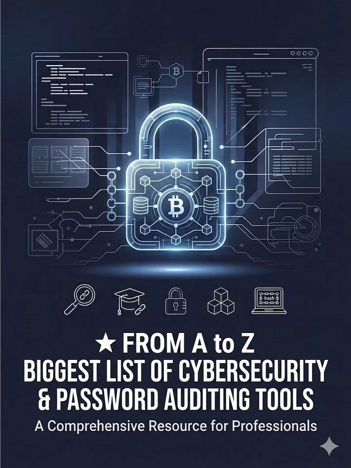 ⭐ From A to Z Biggest LIST of Cybersecurity & Password Auditing Tools product image (1)