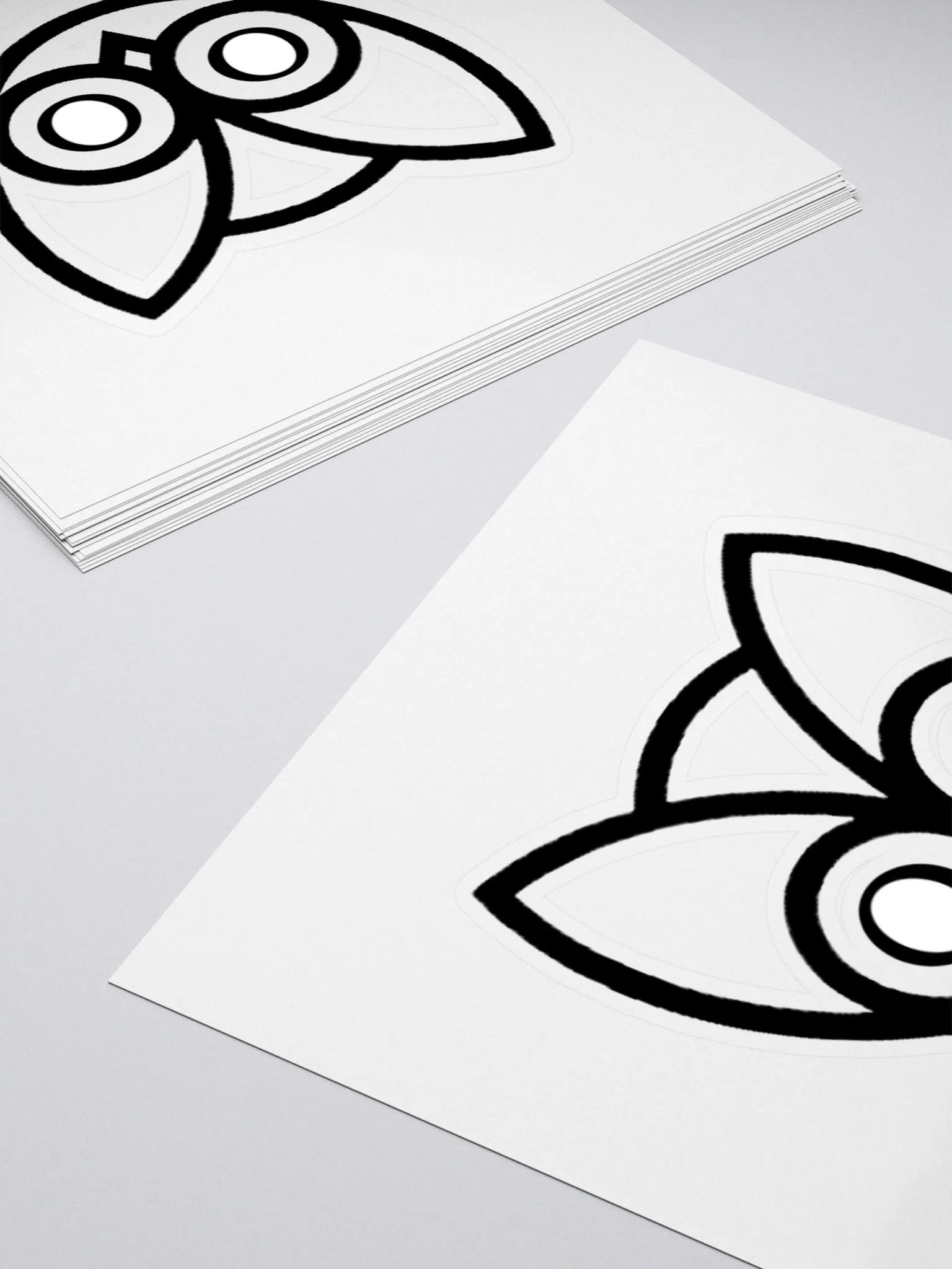 Owl logo sticker product image (4)