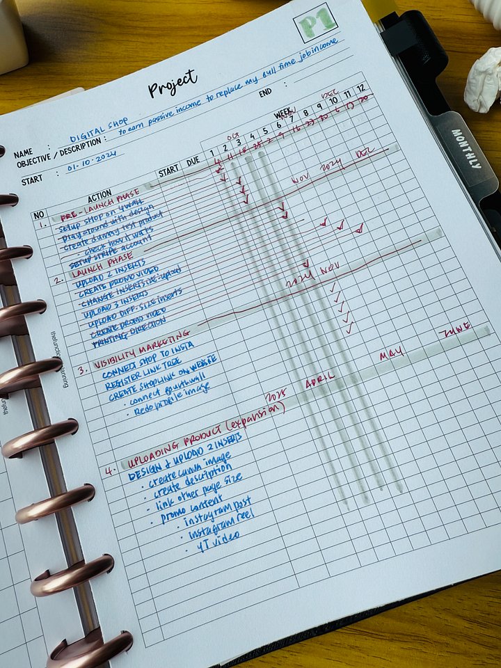 Conquer your New Year | SMART Goal Planner Guide | Letter Size product image (2)