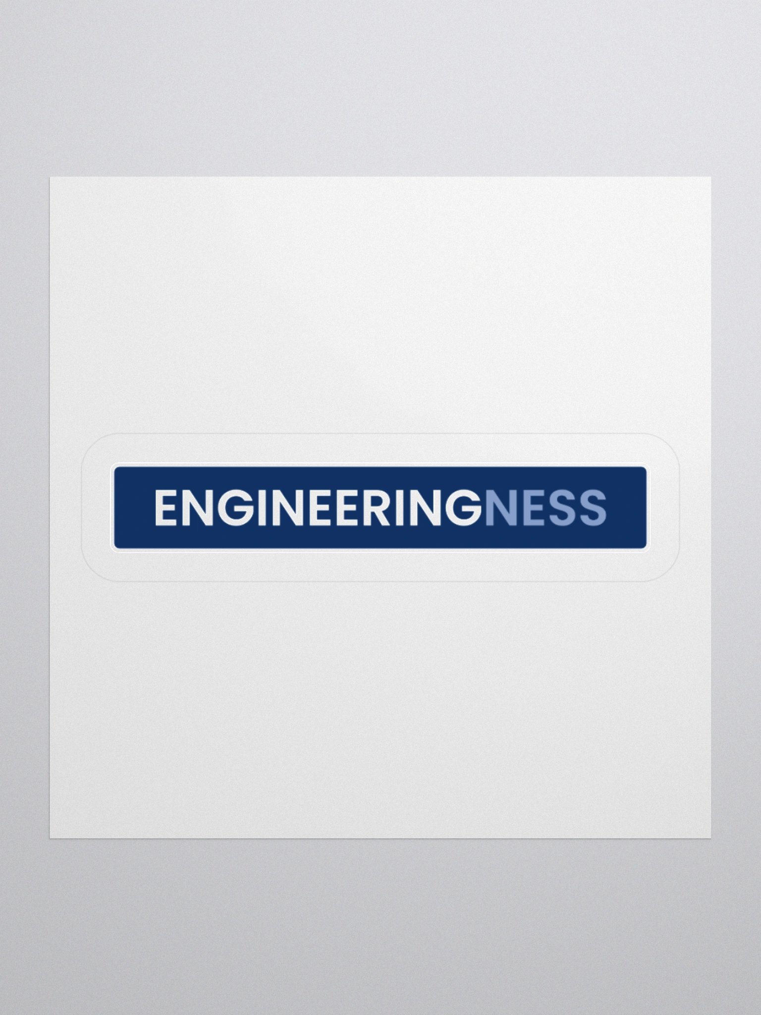 Engineeringness Official Logotype - Sticker product image (1)