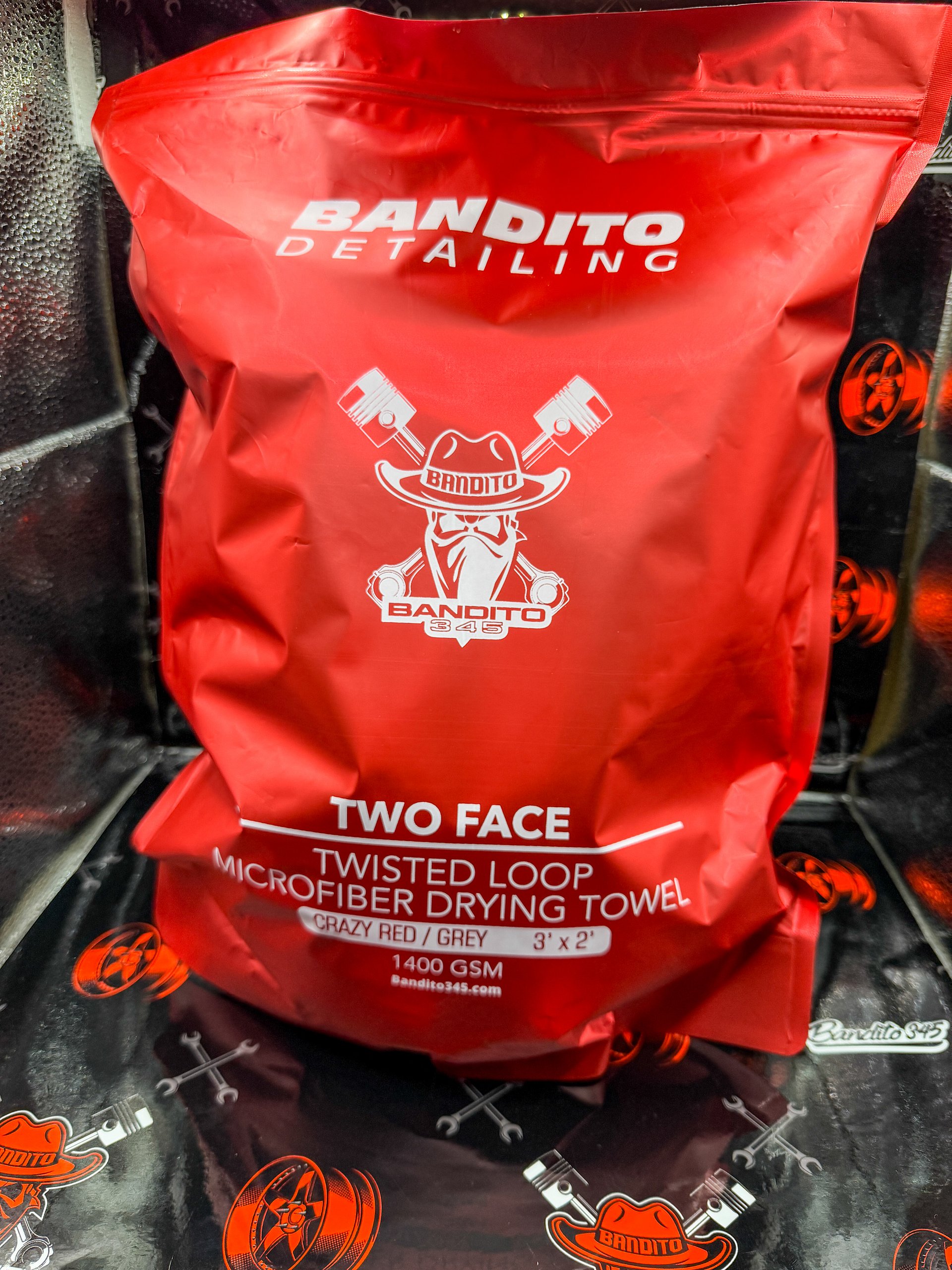 Bandito Two Face microfiber drying towel