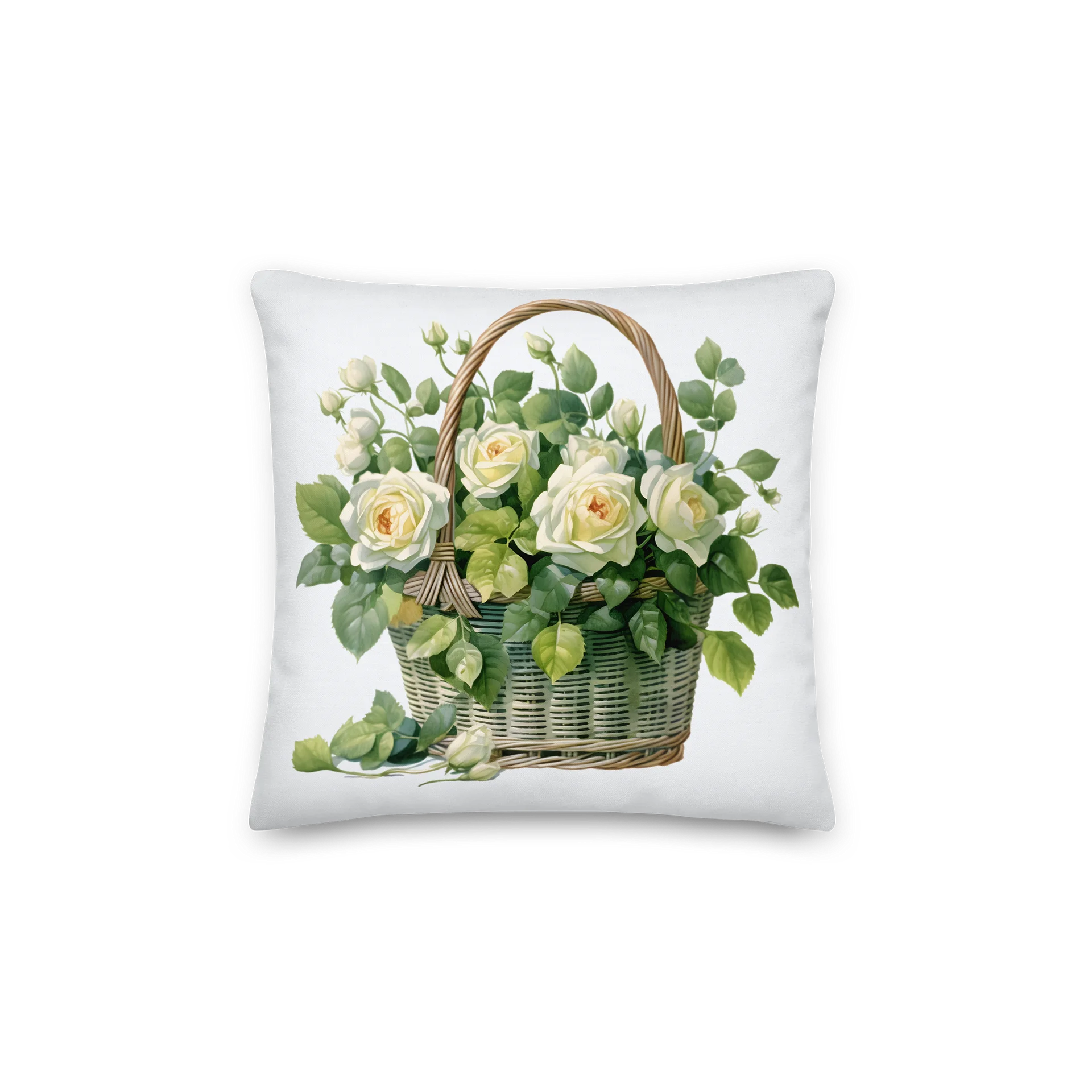 The Rose That Stayed Home — Two-Sided Summer Pillow product image (1)