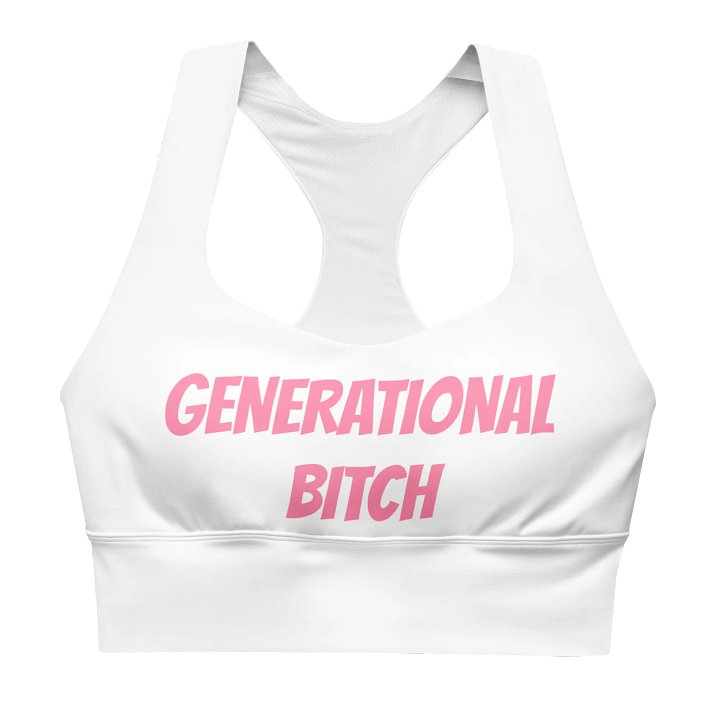 GENERATIONAL BITCH Sports Bra product image (1)