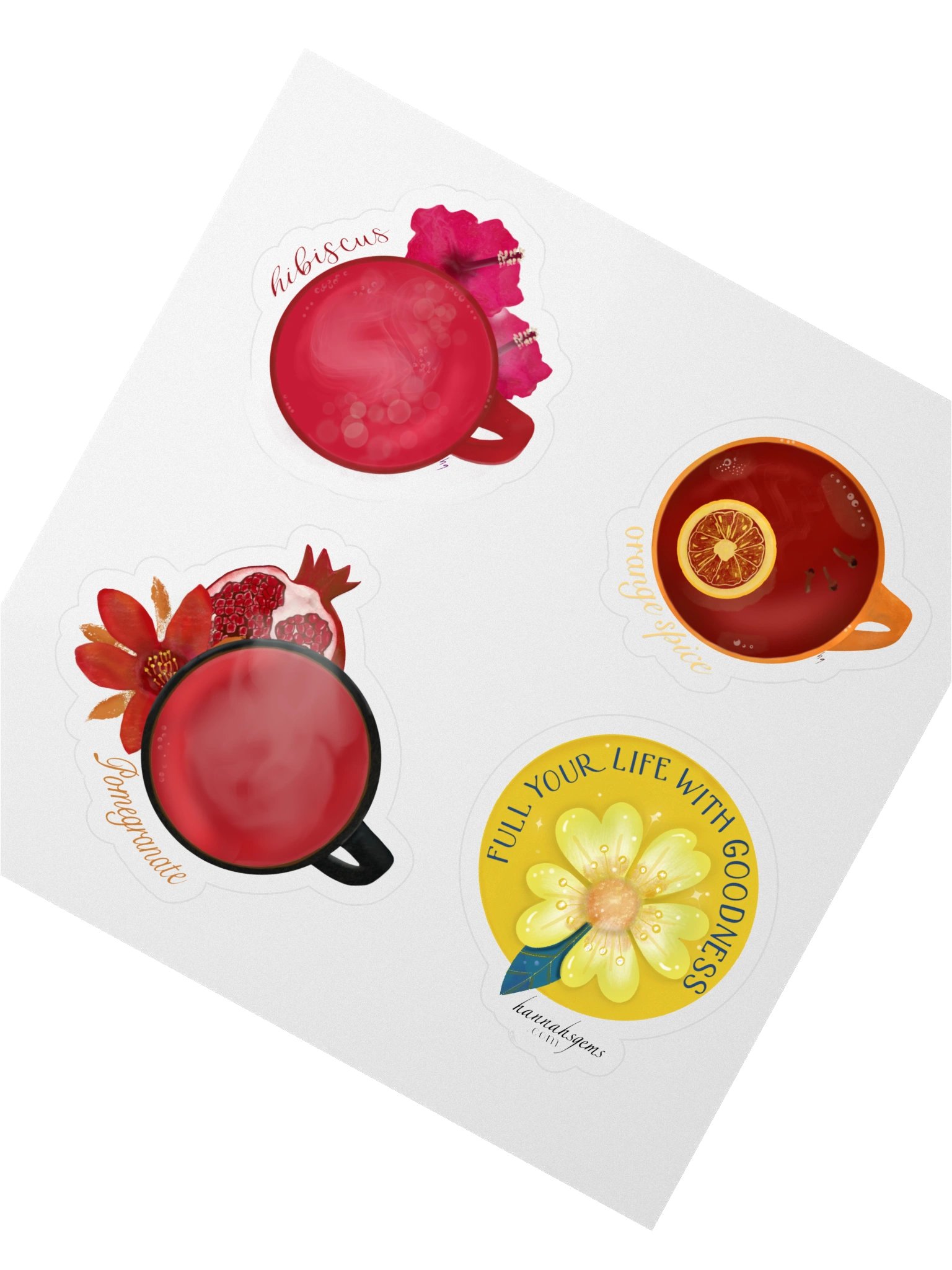 Botanical Tea Stickers product image (2)