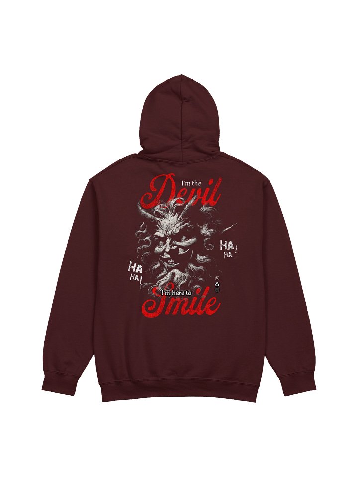 Devil Smile Hoodie | VOID Club Midweight Streetwear Hoodie product image (1)