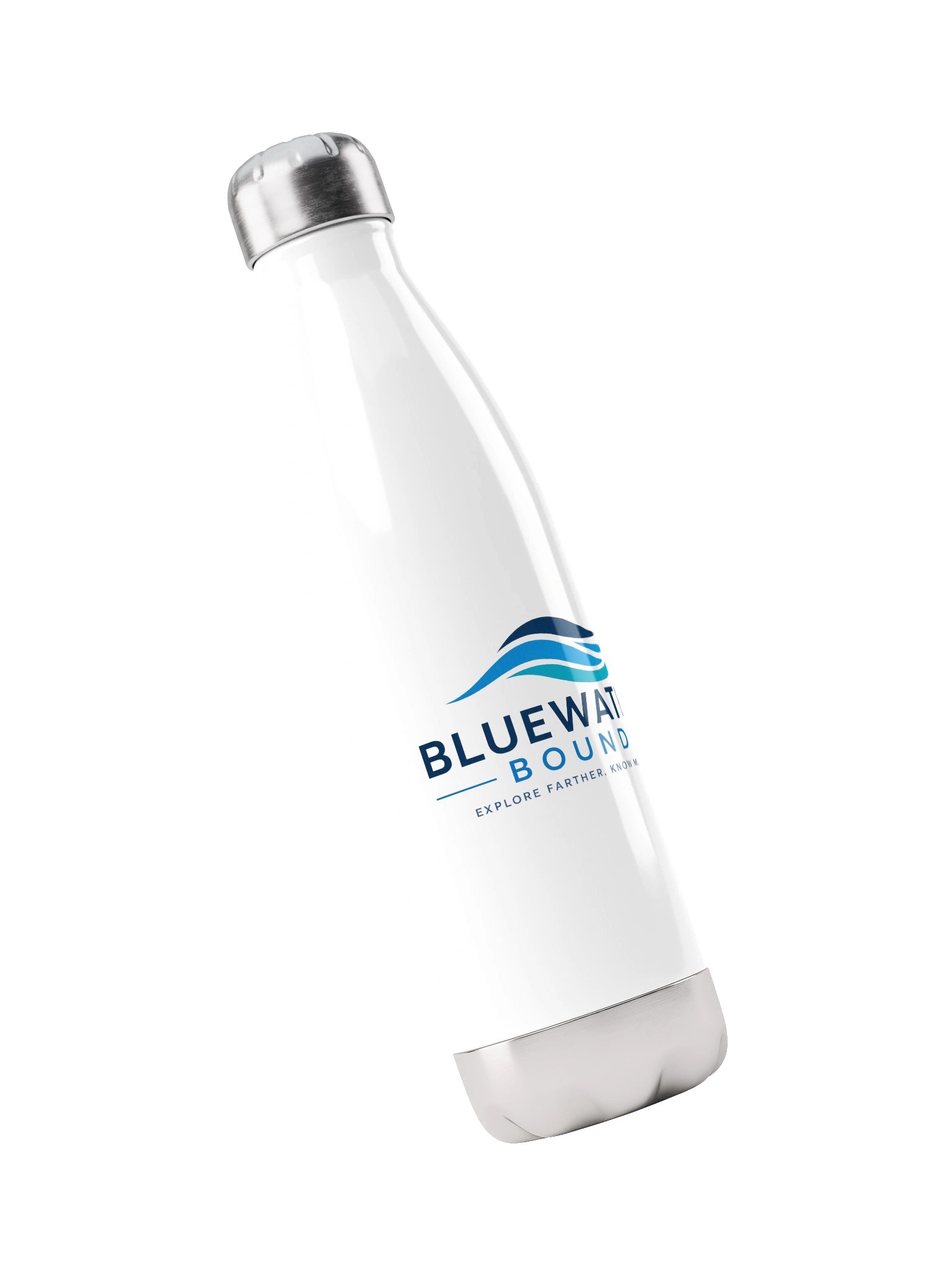 Bluewater Bound Stainless Steel Water Bottle - White product image (3)