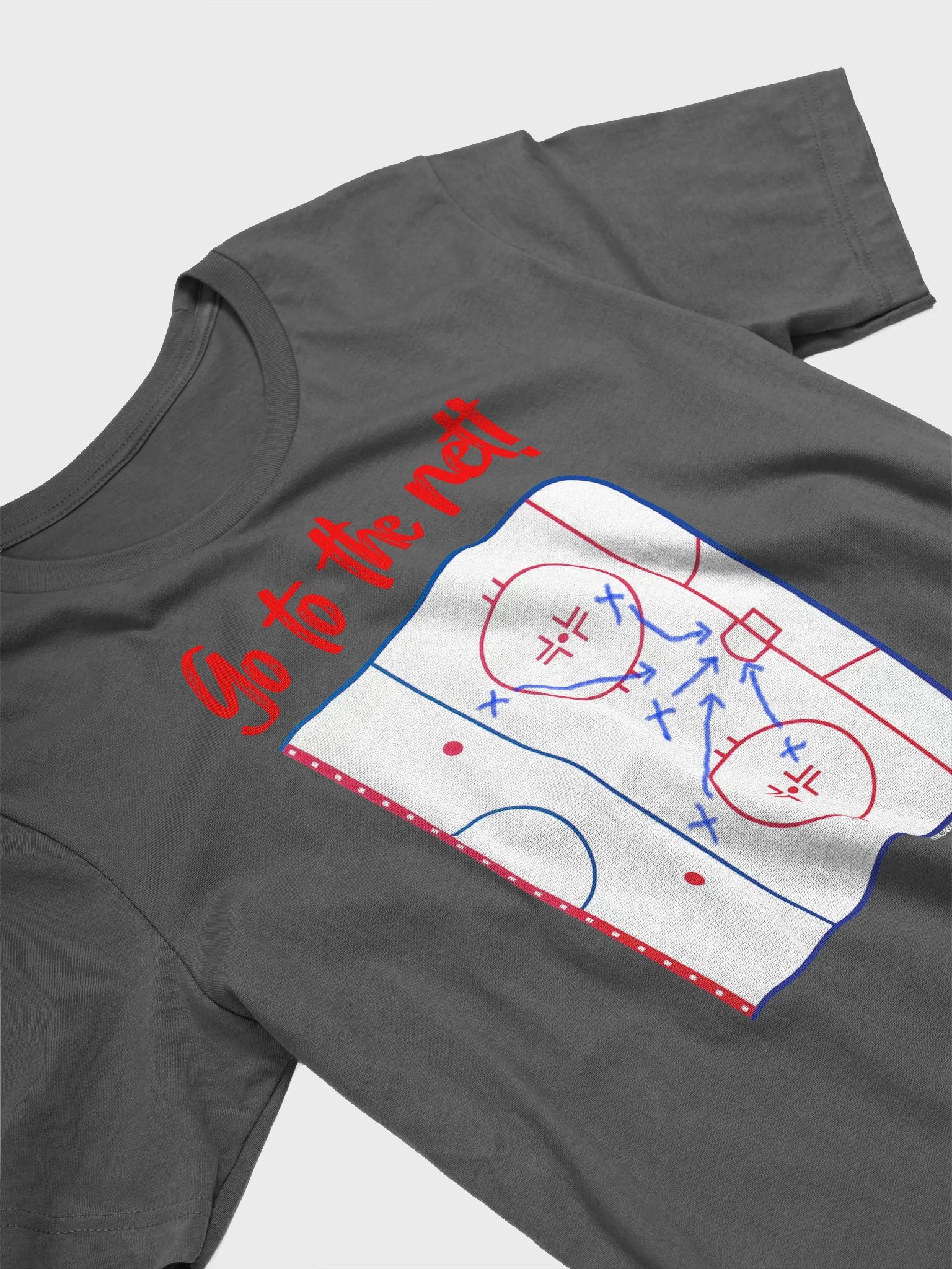Funny Hockey T-Shirt - Go to the Net - Beer League Hockey Shirt for Men – Gift for Hockey Players & Net Front Guys product image (4)