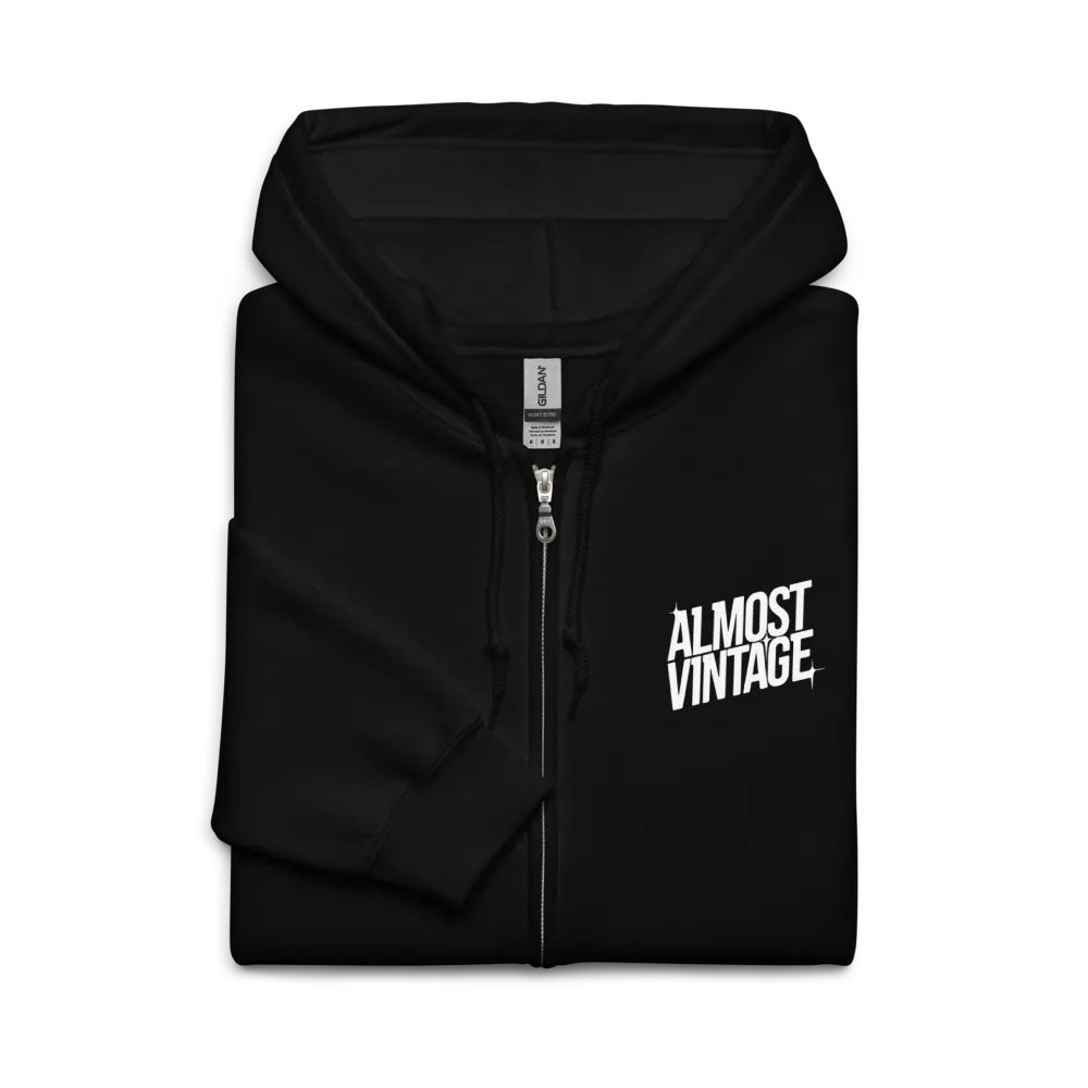 Almost Vintage Unisex Zip Hoodie product image (5)