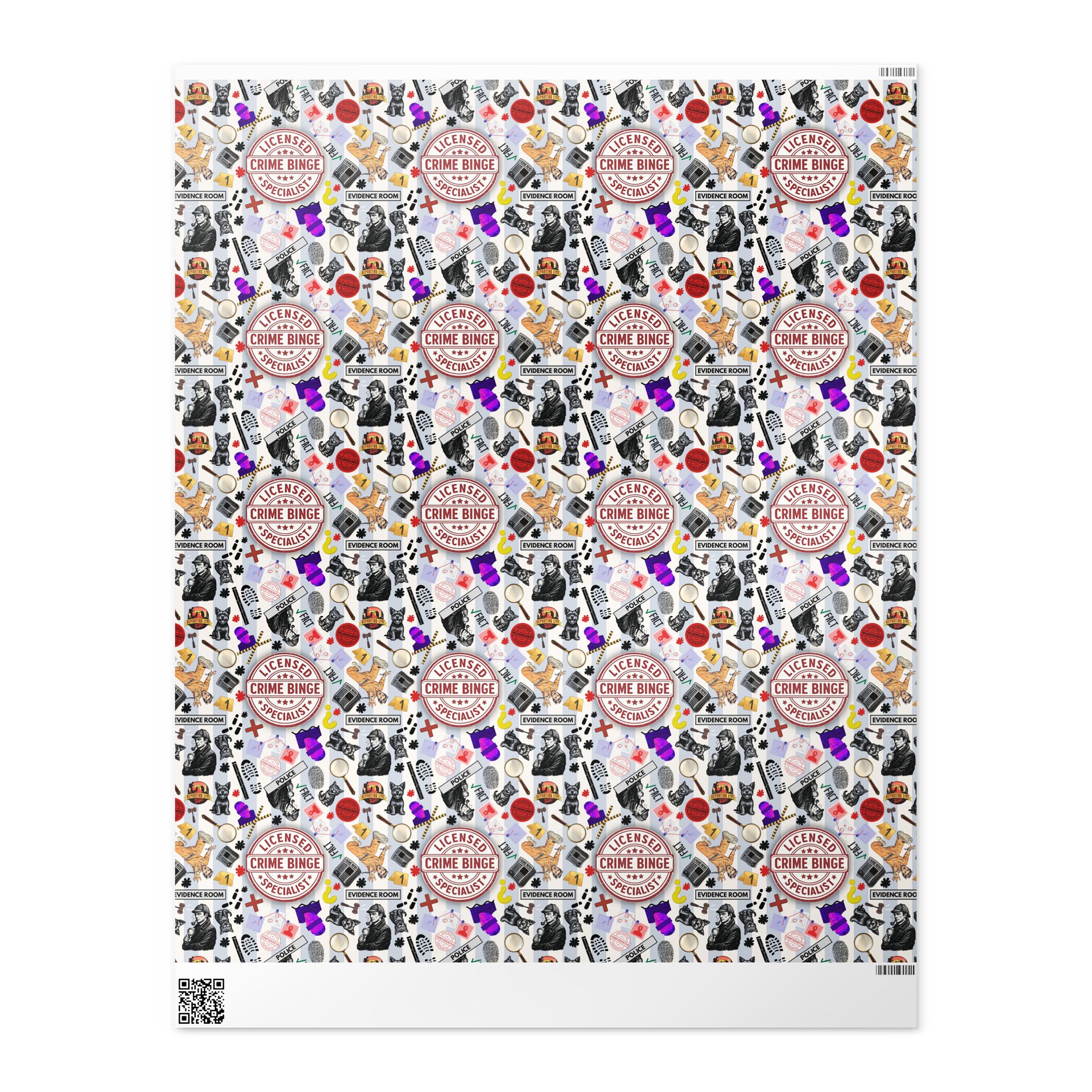 Licensed Crime Binge Specialist Gift Wrap Roll product image (15)