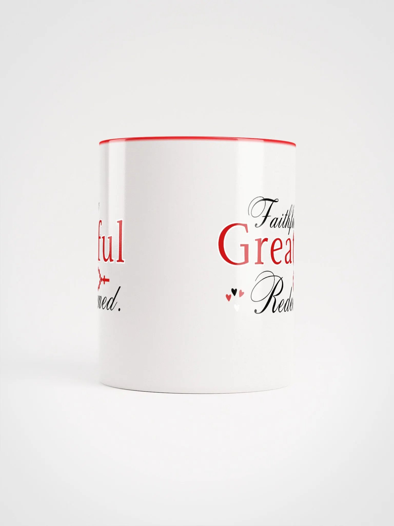 Faithful, Grateful , Redeemed Ceramic Mug product image (5)
