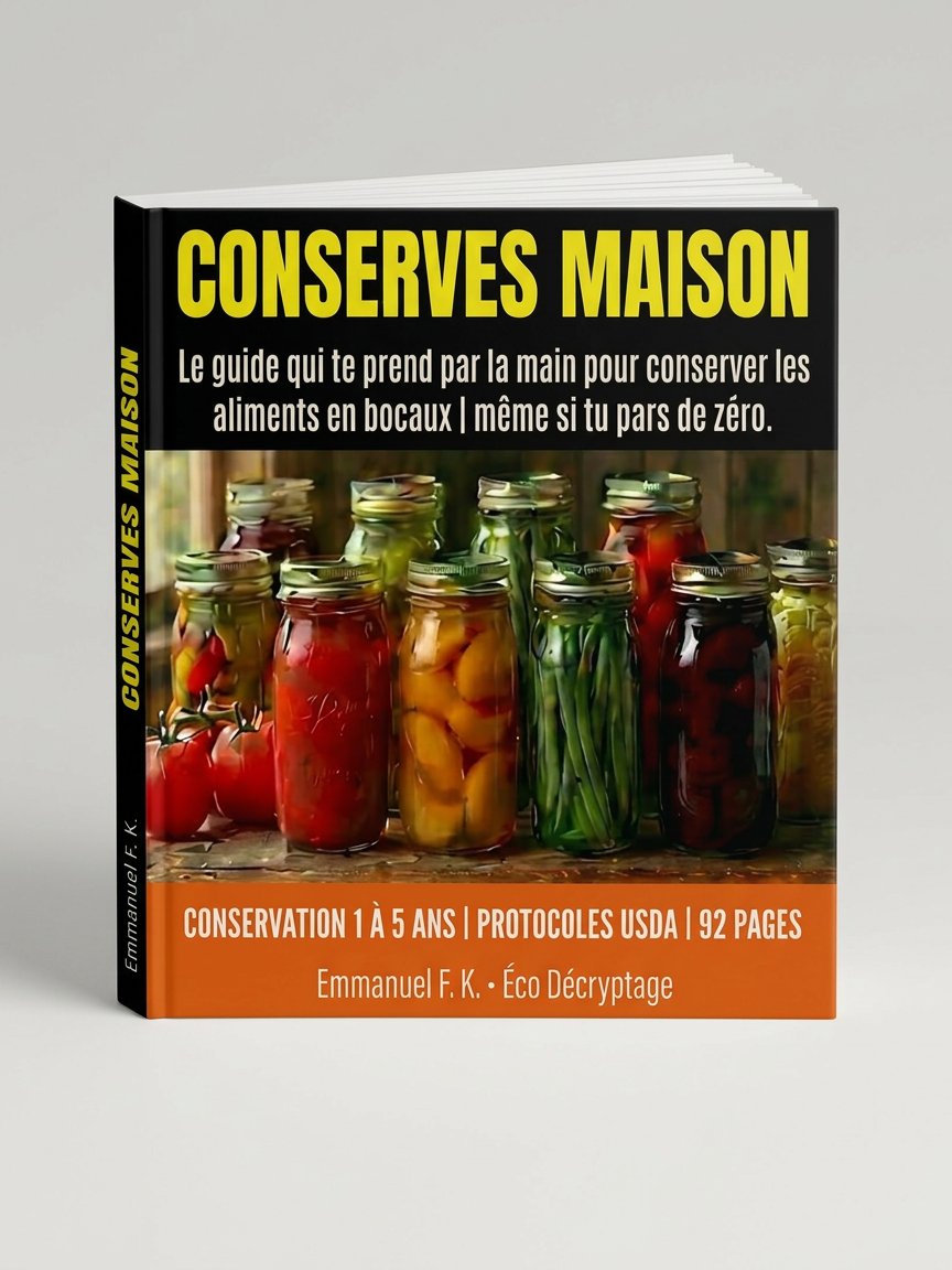 🫙 Conserves Maison — Le Guide Pas à Pas : Conserve Tes Aliments en Bocaux Pour 1 à 5 Ans (Même Si Tu N'as Jamais Touché un Bocal) Pdf product image (1)