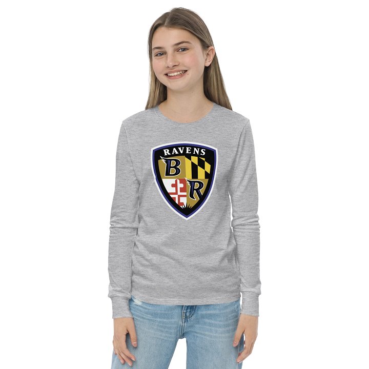 RAVENS - Shield Logo Youth Long Sleeve Tee product image (8)