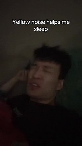 Anyone else sleep to yellow noise? #asian