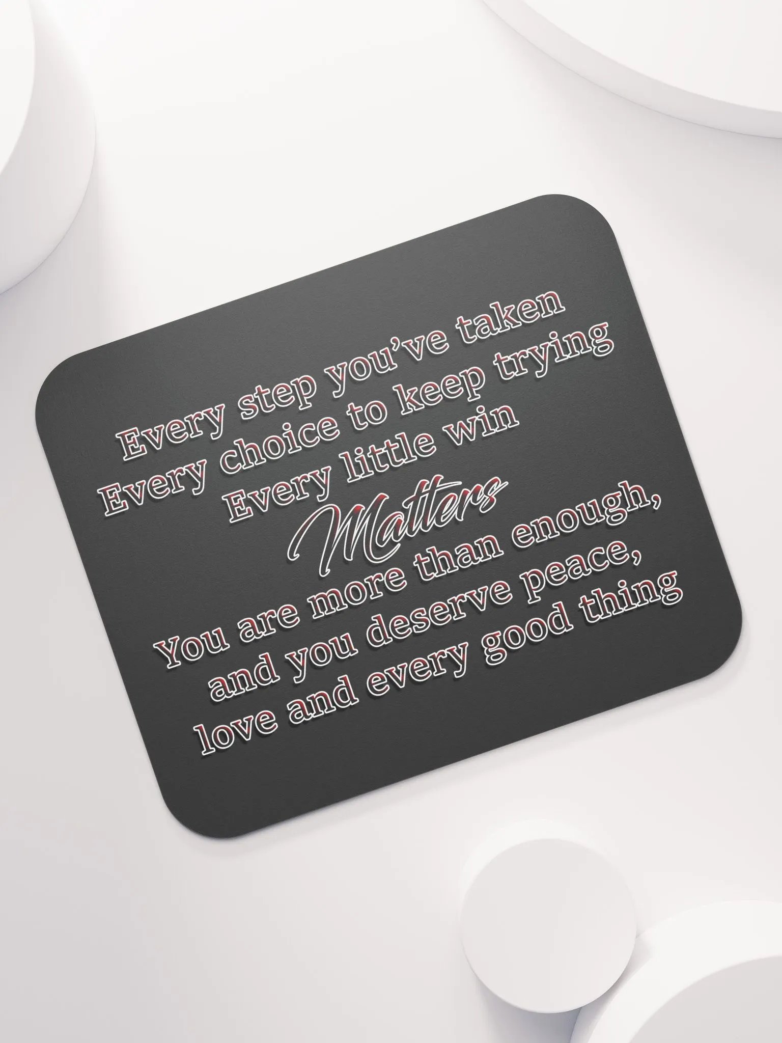 Positivity - Every Step Mouse Pad product image (7)