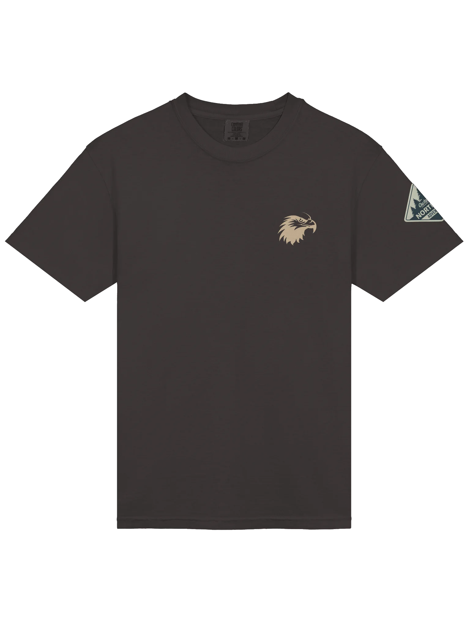 Freedom Found in the Wild – Patriotic Eagle Northwoods T-Shirt product image (2)