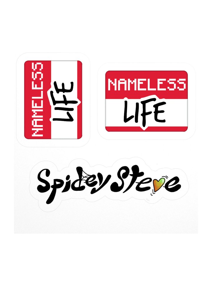 Nameless Life -Spidey Steve Sticker Set product image (1)