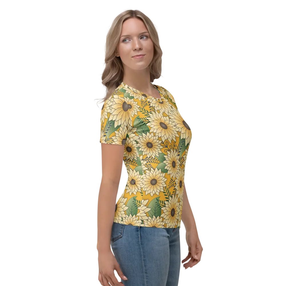 Bold Sunflower Prints Women's T-Shirt product image (4)