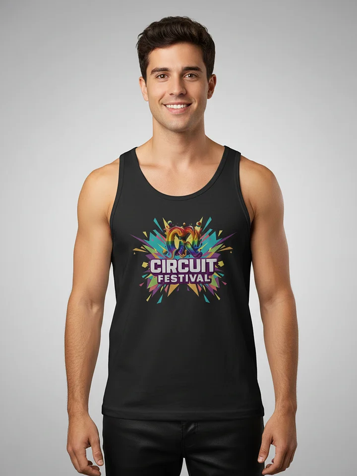 CQ CIRCUIT FESTIVAL – COLOR BURST PARTY TANK product image (1)