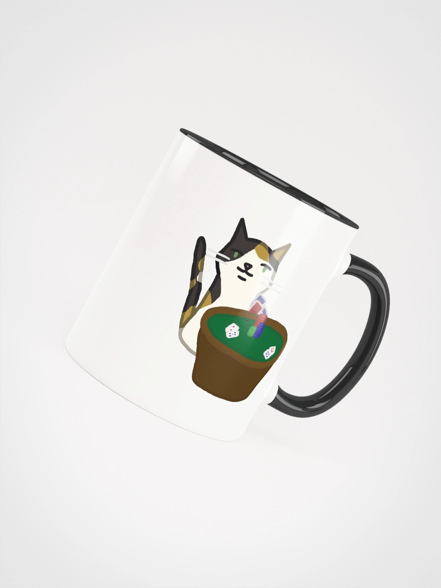 Gambling Calico Ceramic Mug product image (17)