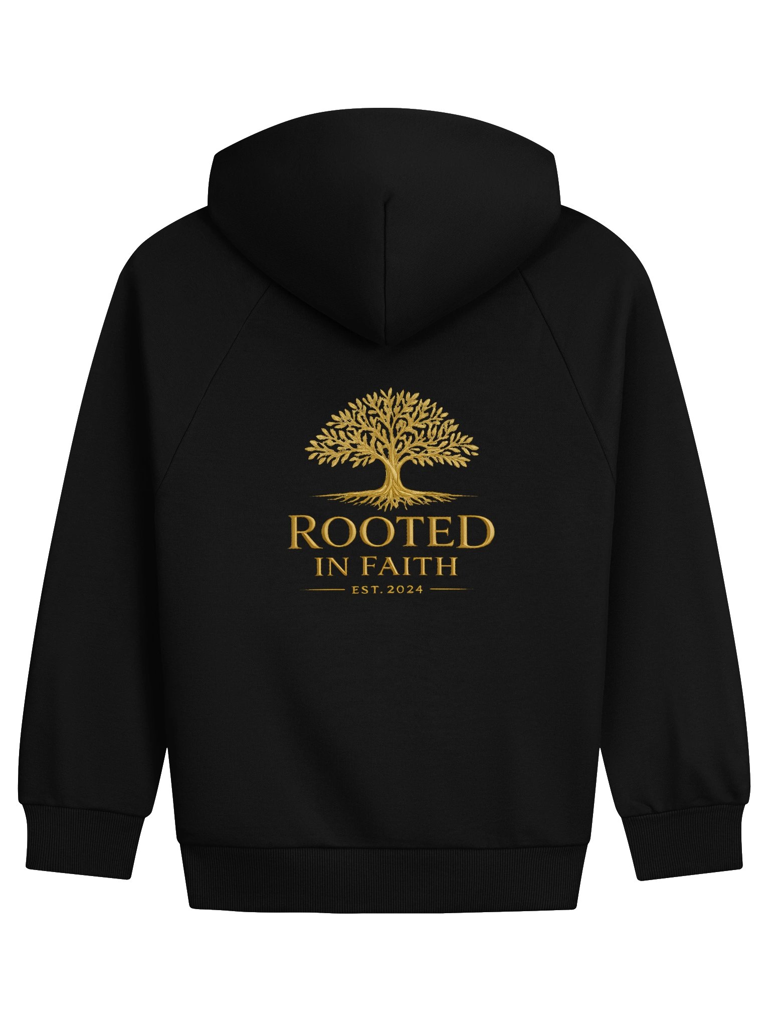 Rooted in Faith — Golden Tree Heavyweight Hoodie product image (4)