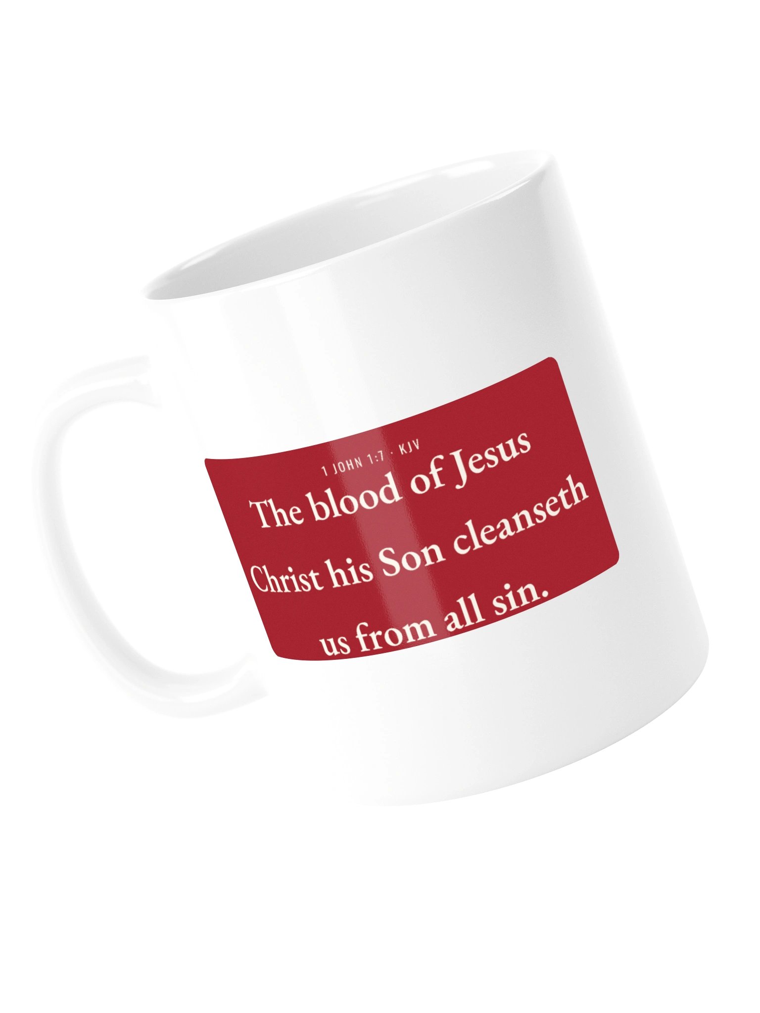 The Blood of Jesus — 1 John 1:7 Mug product image (5)