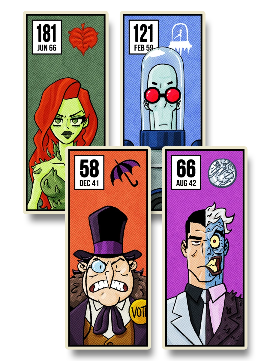 Bat Villains Sticker Pack product image (1)