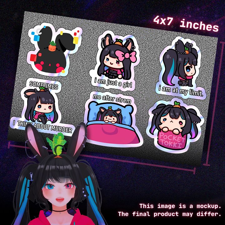 NyaTokki Sticker Sheet product image (2)