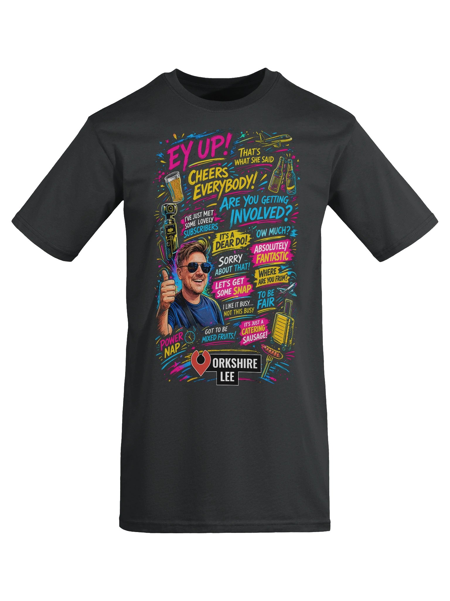Yorkshire Lee Phrases Premium Heavyweight Tee product image (13)