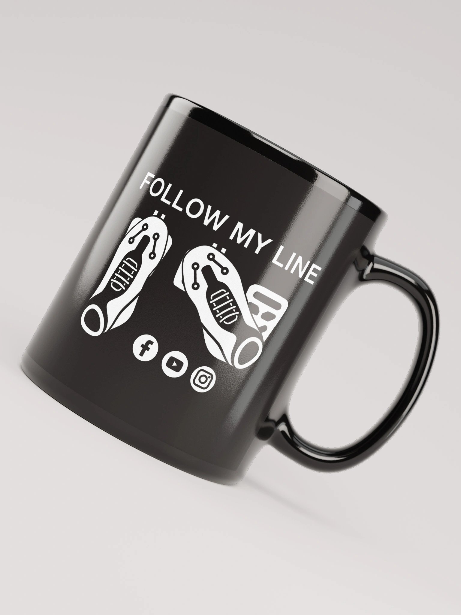 Follow My Line Logo Mug product image (2)