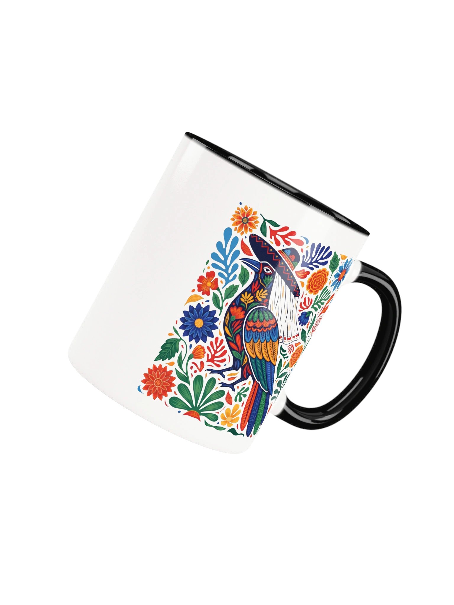 Folk Art Raven Mug product image (69)