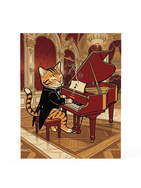 Maestro Kitten Poster