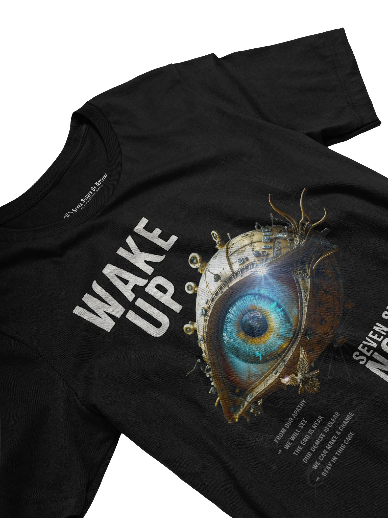 Wake Up Mechanical Eye Tee | Seven Shades of Nothing | Bella+Canvas Supersoft T-Shirt product image (3)