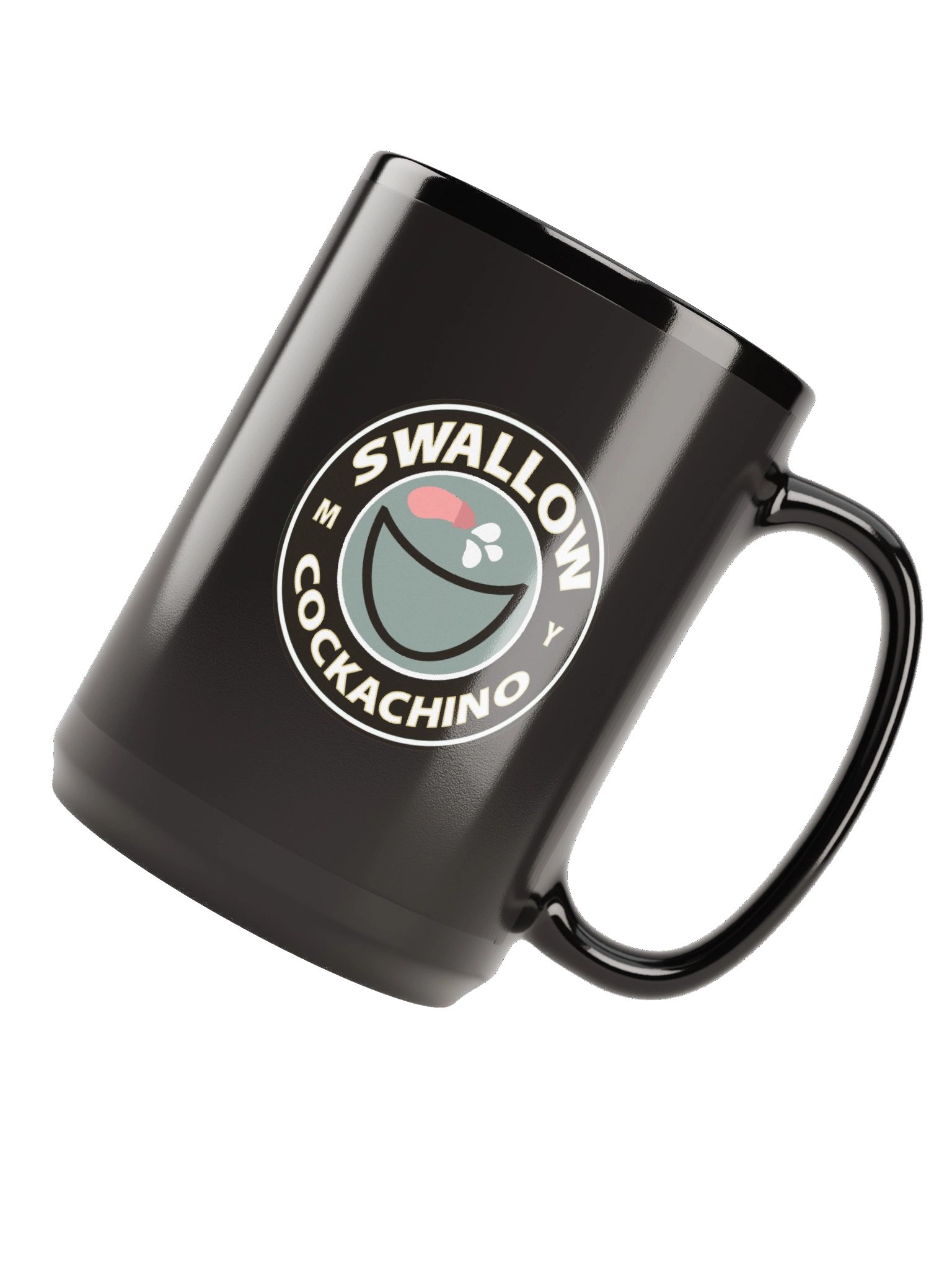 Swallow My Cockachino Mug (black) product image (4)