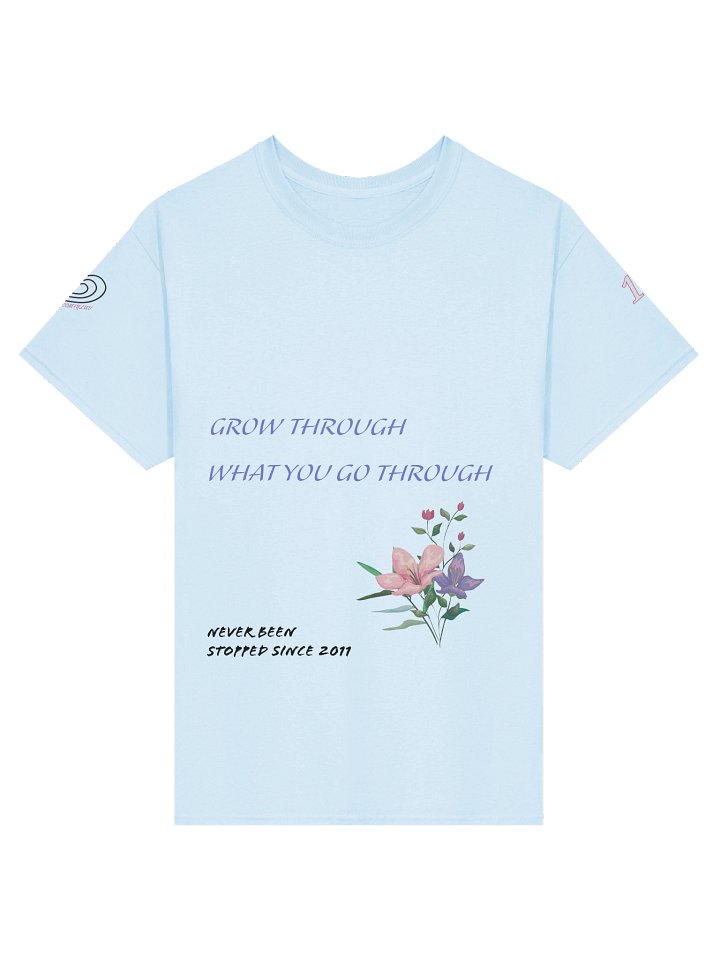 KEEP GROWING t shirt product image (1)