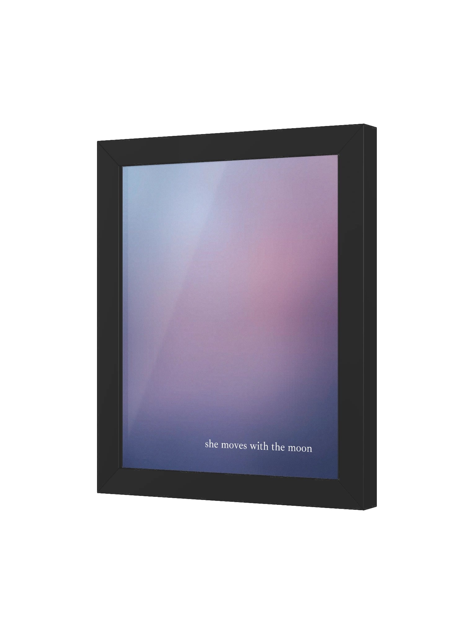 🌙 Midnight Blue + Violet + Pink — "she moves with the moon" product image (3)