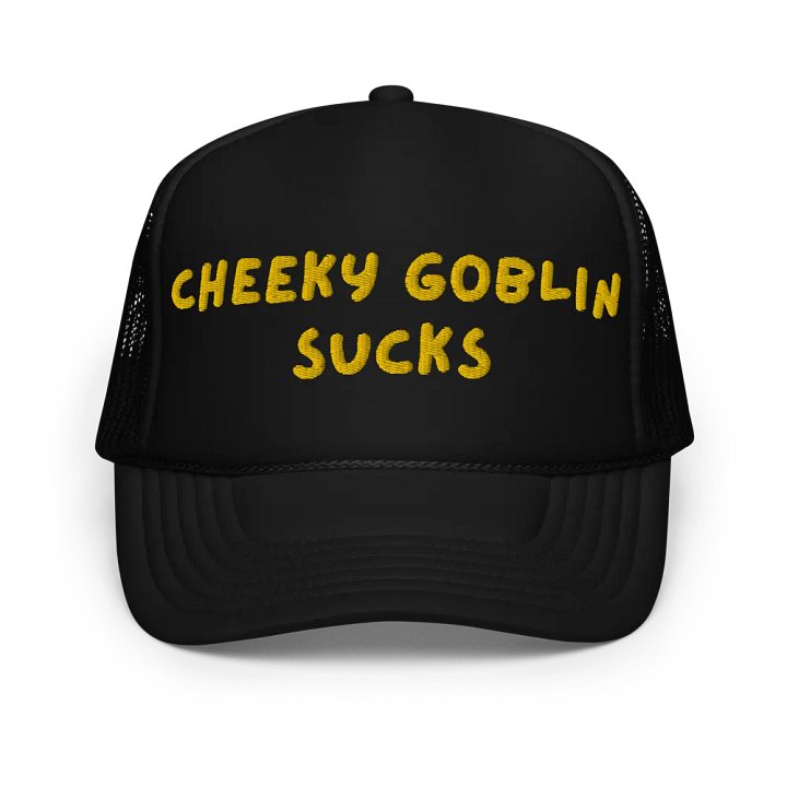 cheeky goblin sucks embroidered trucker hat product image (1)