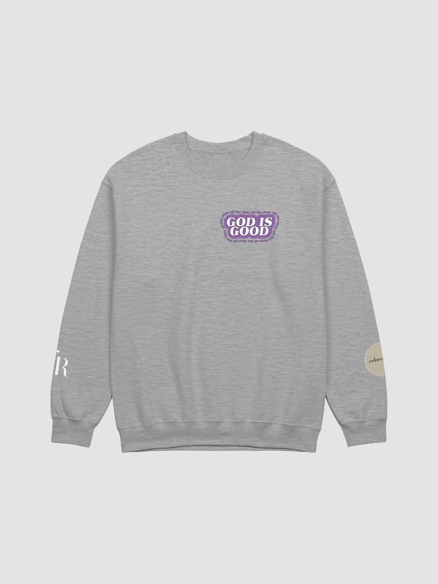 PURPLE God is Good Sweatshirt product image (5)