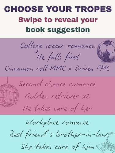 Choose your adventure 💜🩷🩵

I'll be honest. I completely, 100% recommend starting this adventure at the beginning and reading ...