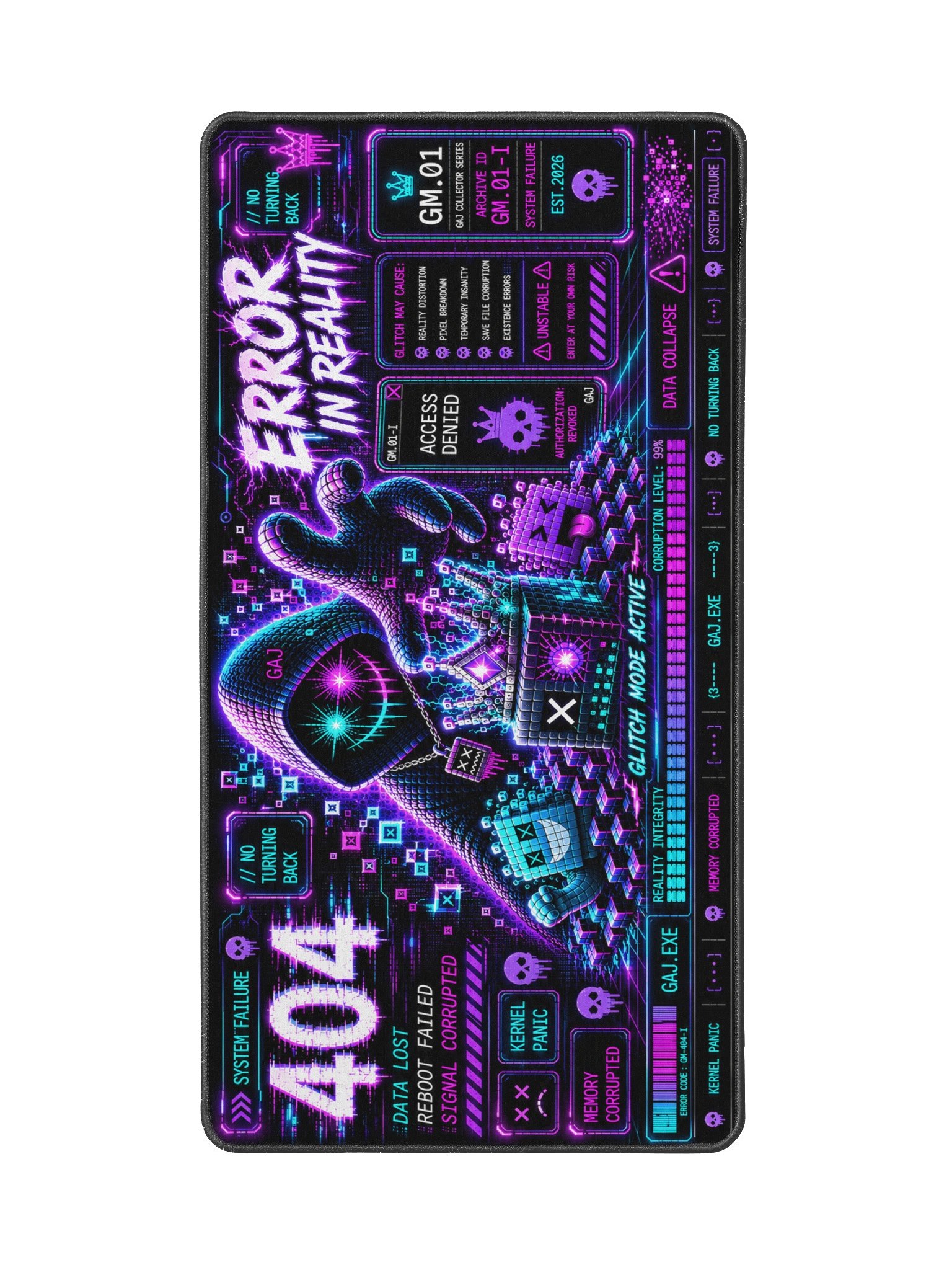 GLITCH MODE - Desk Mat product image (2)