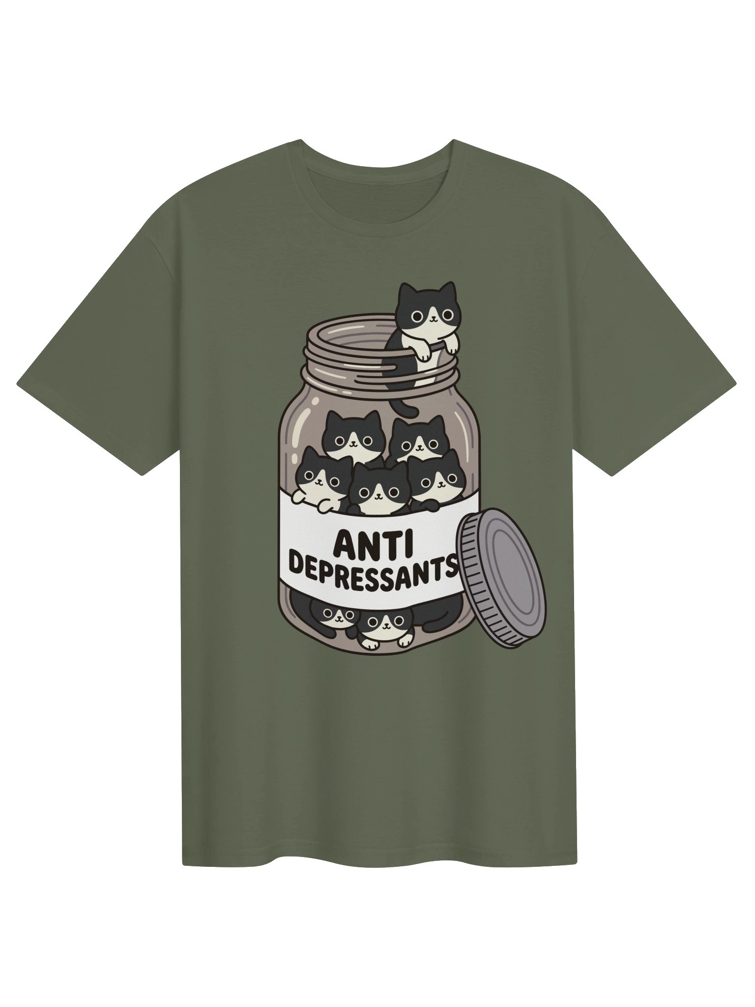 Anti Depressants Tuxedo Cat Tee product image (12)