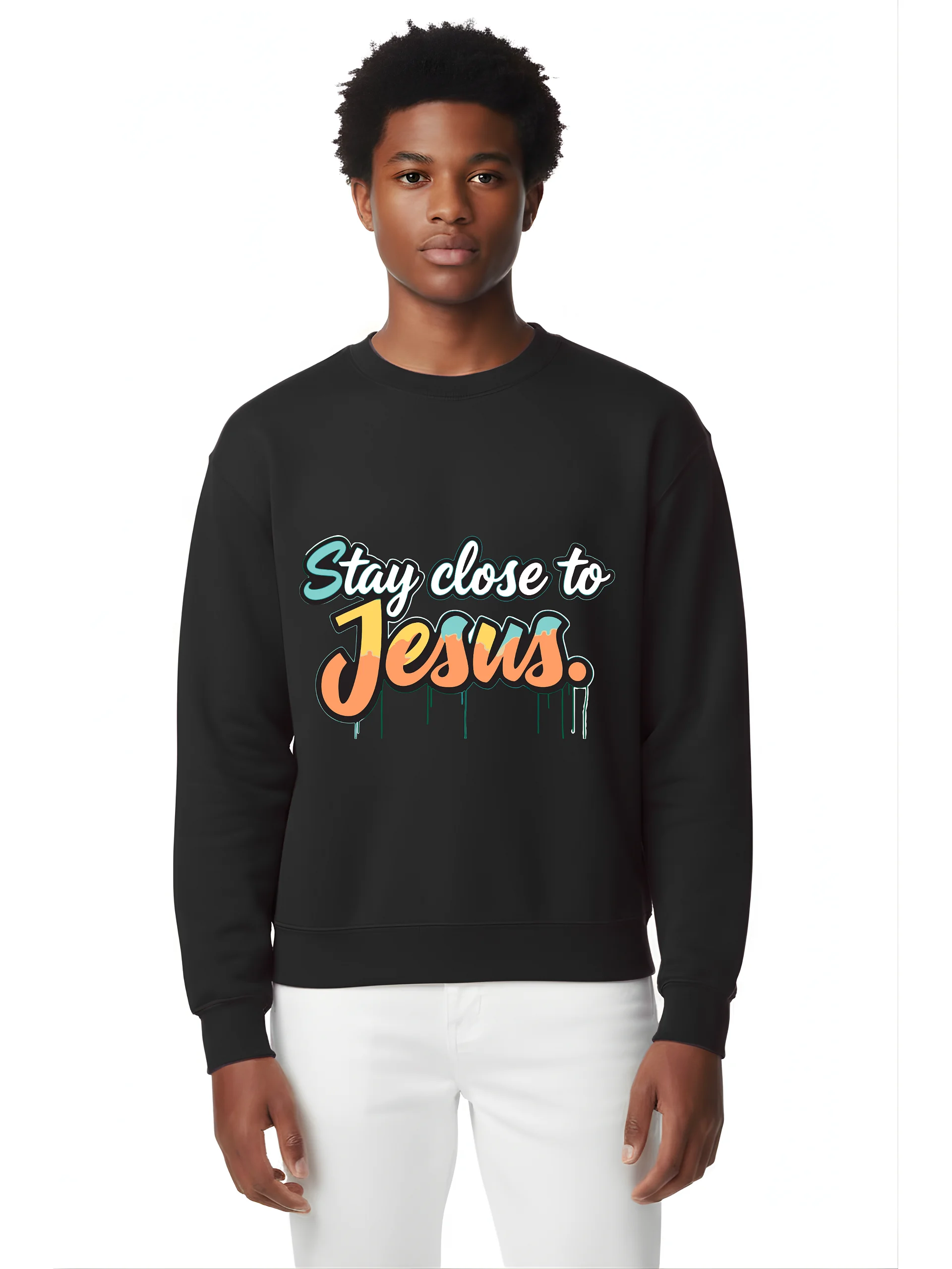 Stay Close to Jesus Boys Sweatshirt product image (1)