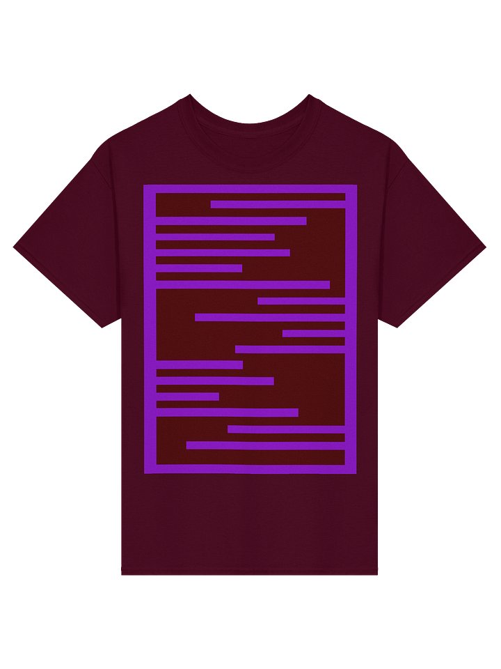 Abstract Bar Pattern Streetwear T-Shirt product image (1)