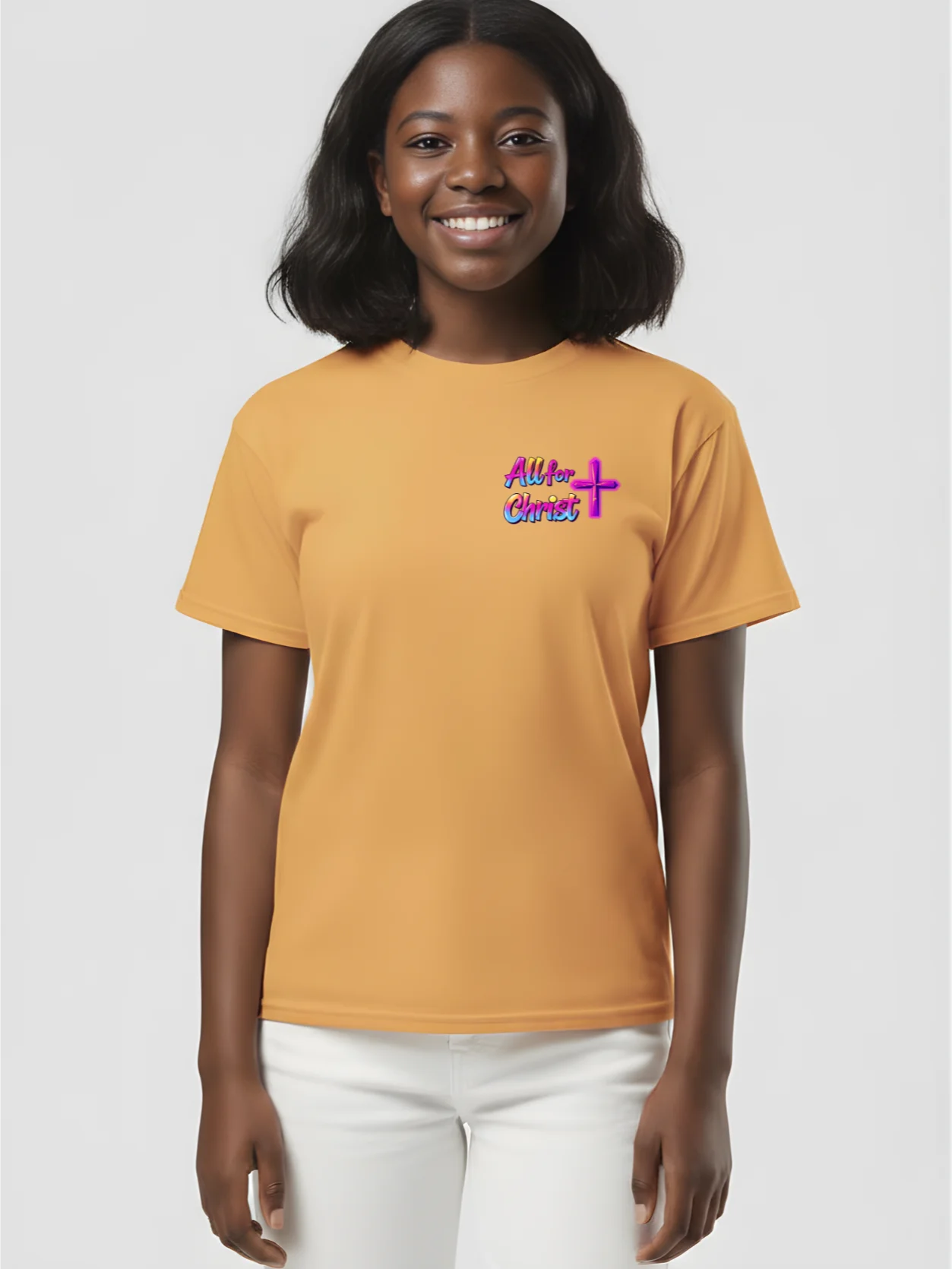 All for Christ Girls Two Designs T-shirt product image (1)